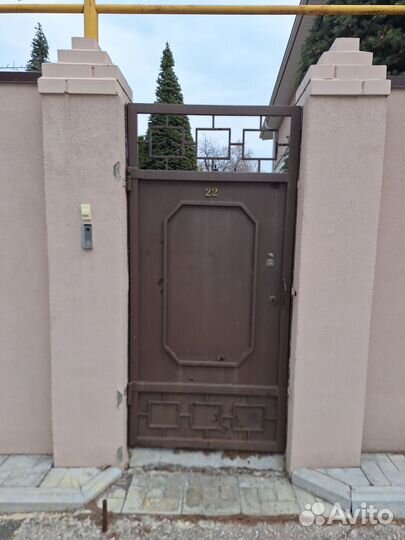 Ворота с калиткой распашные бу