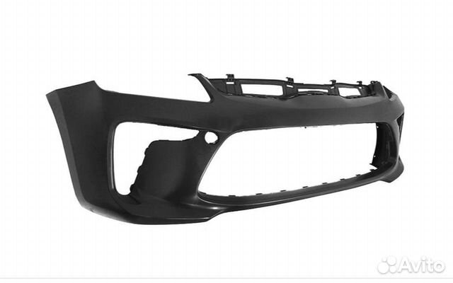 Накладка переднего бампера kia rio