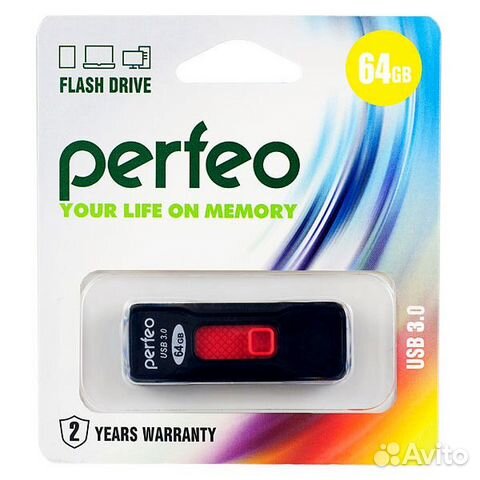 USB Флешка 64 Гб Perfeo S05 черная USB 3.0