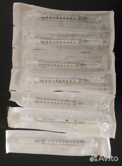 Шприц инсулиновый, двухкомпонентный 1 мл