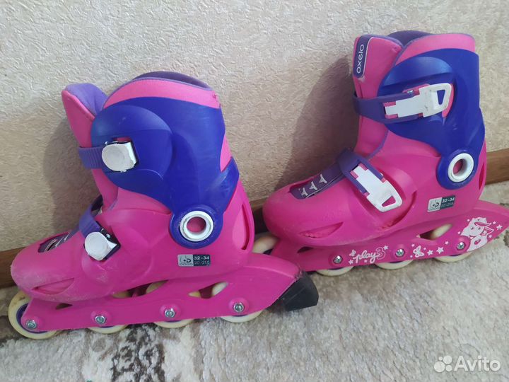 Роликовые коньки детские раздвижные