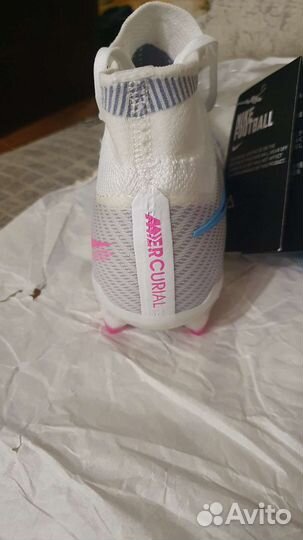 Детские футбольные бутсы nike air зуум