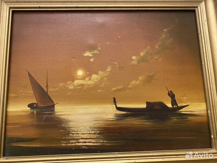 Копия с репродукции И.К.Айвазовского