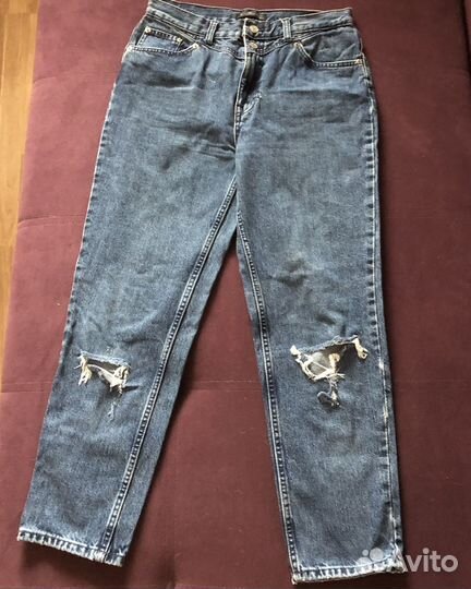 Джинсы pull and bear mom
