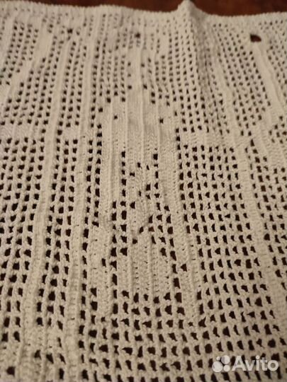 Панно, занавеска,салфетка вязанная