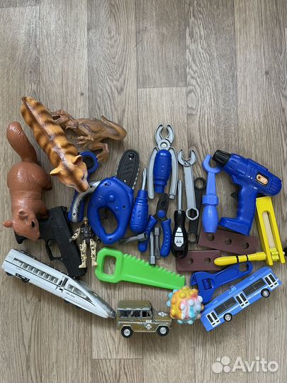 Детские игрушки пакетом для мальчика