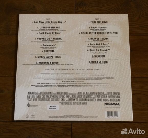 OST Reservoir Dogs LP