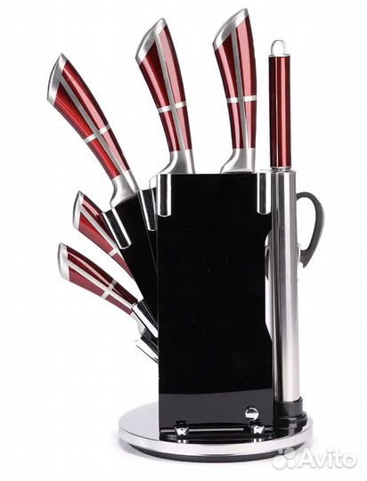 Набор ножей на подставке новый
