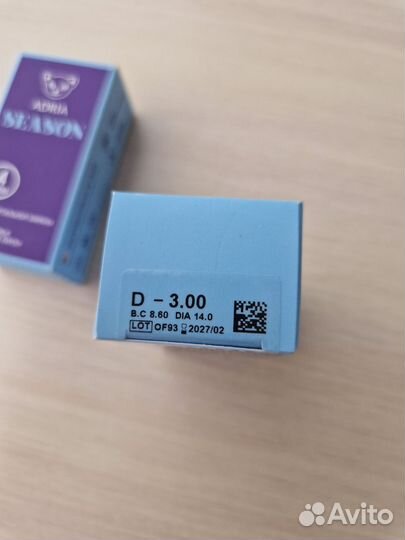 Линзы контактные