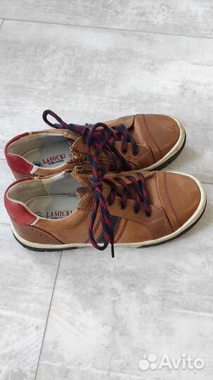 Кожаные ботинки(кеды) Lasocki 34р