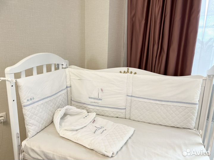 Бортики в детскую кроватку бу