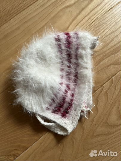 Шапка для девочки до года на осень/весну