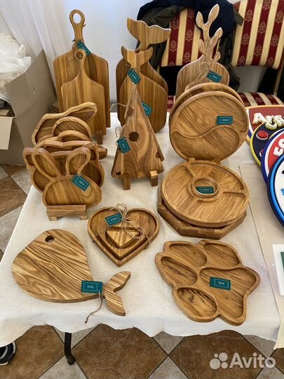 Разделочная доска, менажница из дерева