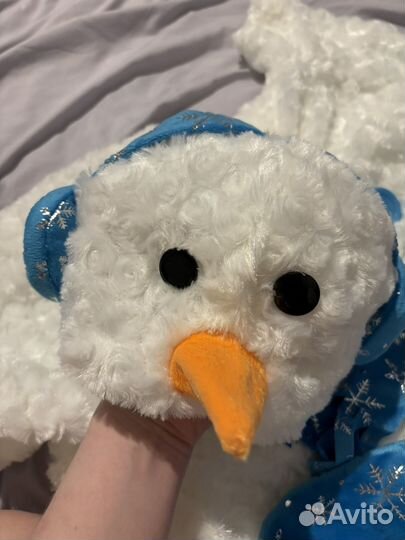 Новогодний костюм снеговика 104