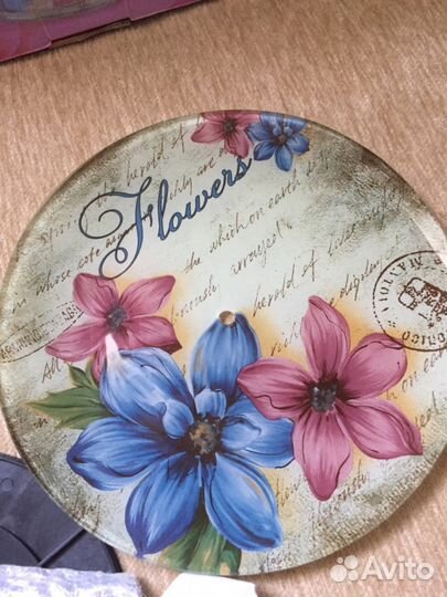 Набор посуды новый стекло