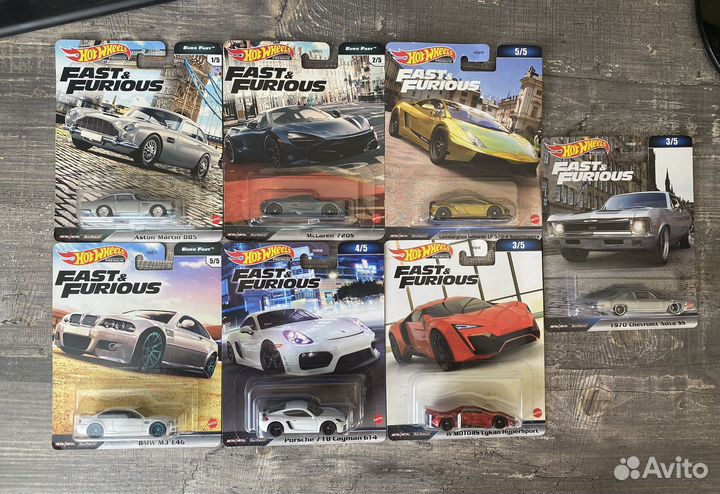 Hot Wheels Premium Fast Furious