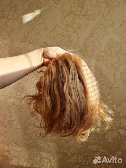 Шиньон из натуральных волос