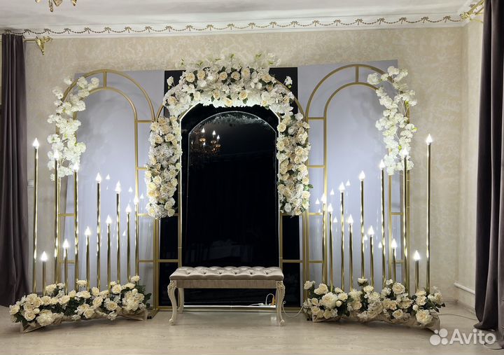 Фотозона Арка Столы