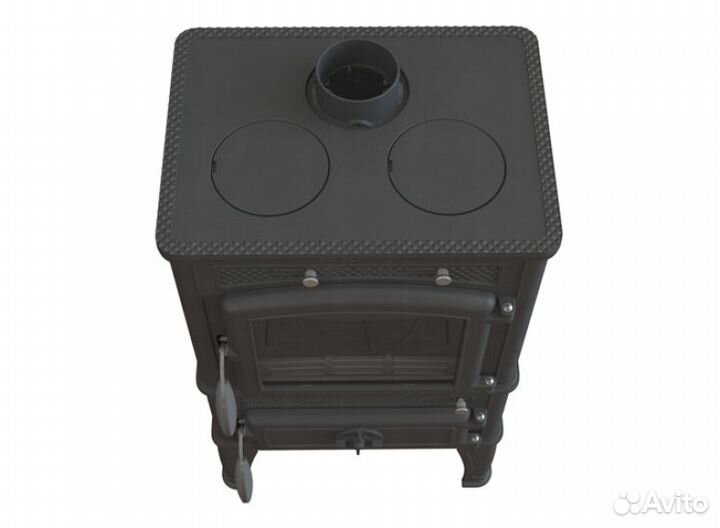 Печь камин чугунный