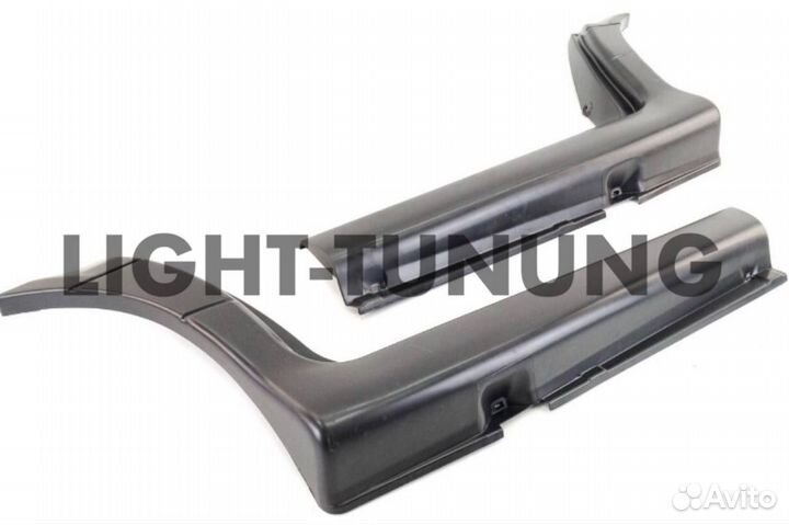 Внешние пластик накладки порогов на ваз 2114, 2115