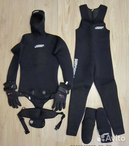 Гидрокостюм 7мм (полный комплект)