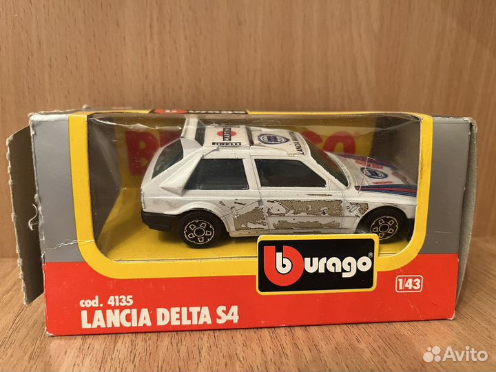 Модель burago lancia delta s4