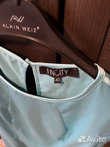Платье Incity выпускное голубое размер 40