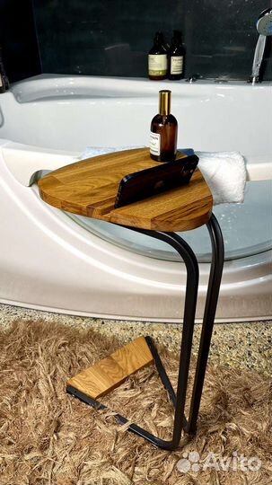 Столик кофейный придиванный держатель для телефона