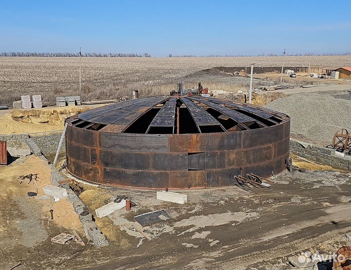 Резервуары хранения битума с обогревом