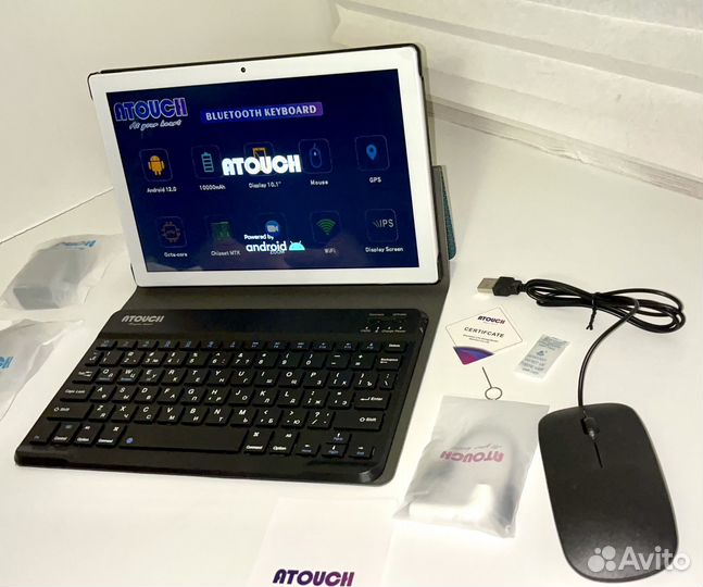 Планшет с клавиатурой Atouch X19PRO 8/256 Гб