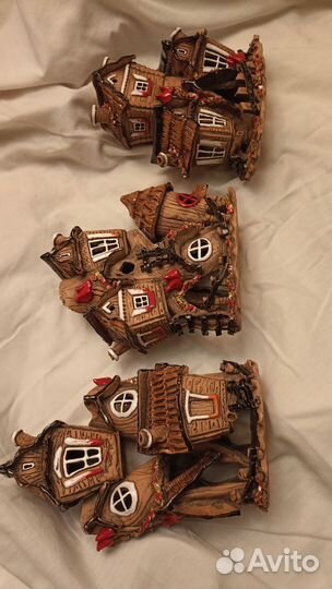 Домики подсвечники аромалампы Керамика