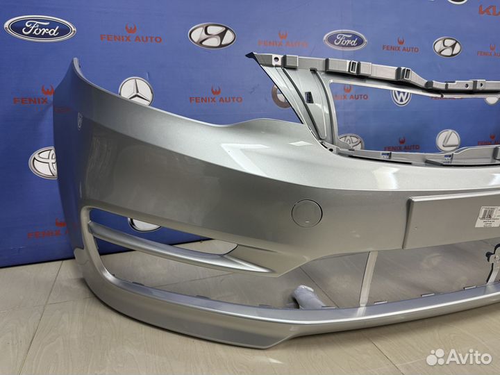 Бампер передний Kia Rio 3 с 15-17 цвет Серебристый