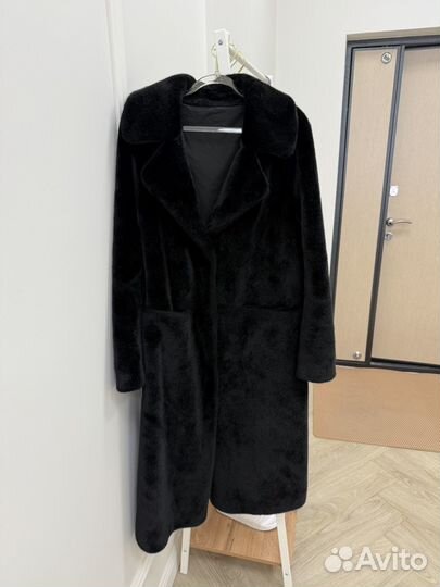 Шуба из эко меха длинная