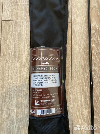 Спиннинг Tailwalk Troutia 66ML