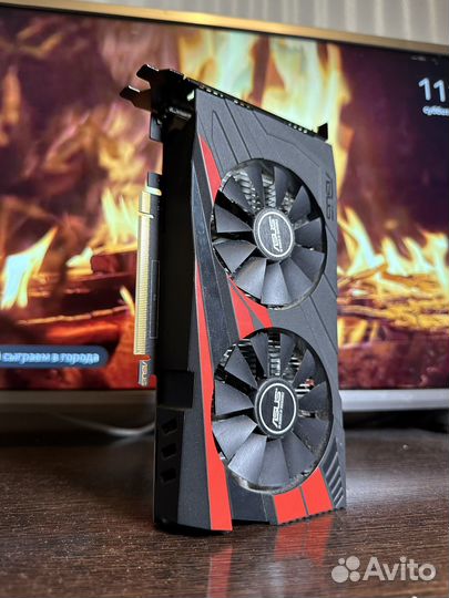 Видеокарта gtx 1050 ti 4gb asus