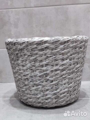 Кашпо из ротанга