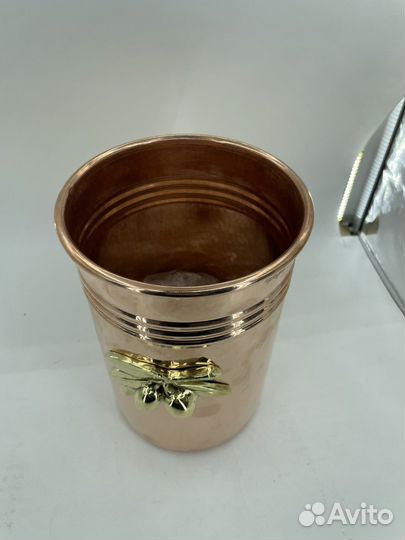 Ruffoni медное ведерко с лопатками для готовки