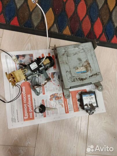 Комплект зажигания эбу иммобилайзер mazda 323f ba