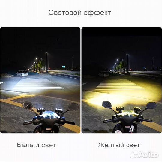 Двухрежимнаясветодиодная фара M33000k 6000kкомп