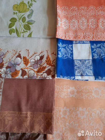 Скатерть лен СССР новая