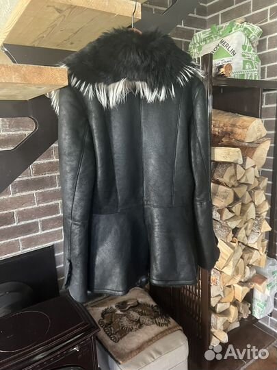 Куртка женская зимняя кожанная