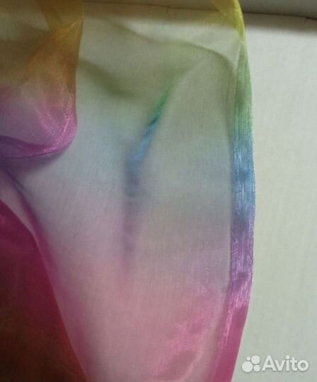 Органза Радуга отрез 4,2м