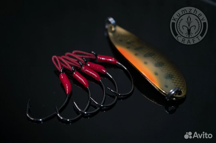 Крючки на свободном подвесе. Assist hook. Ассисты