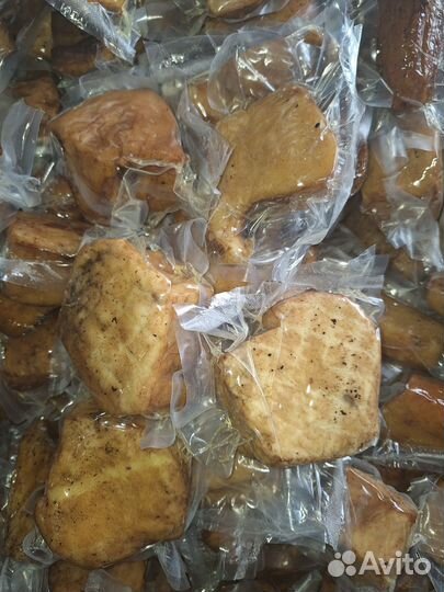 Сало конское грива горячего копчения