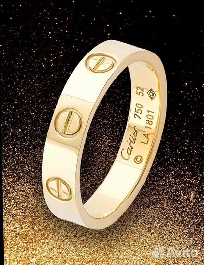 Кольцо Cartier Love из желтого золота
