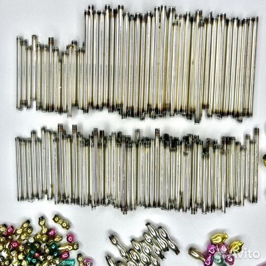 Гирлянда елочная СССР стекло бусы