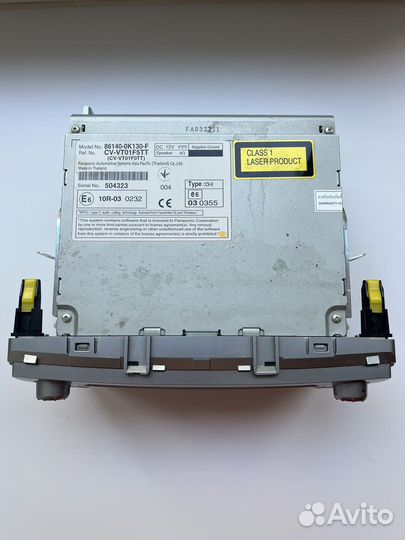 Штатная магнитола toyota hilux