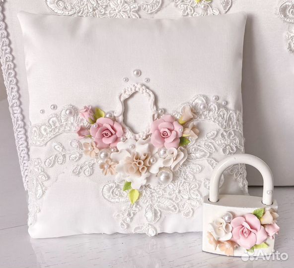 Свадебный комплект ручной работы