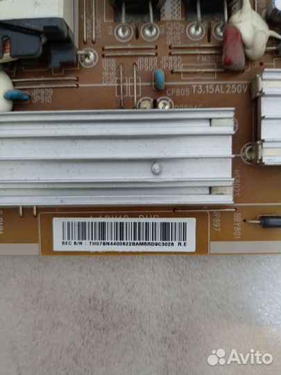 Блок питания Samsung ue40f6400