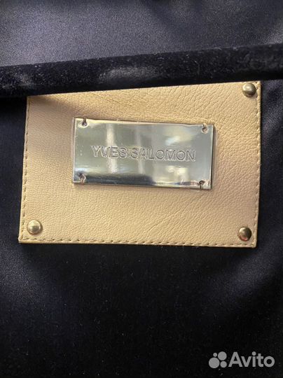 Меховое пальто из норки yves salomon